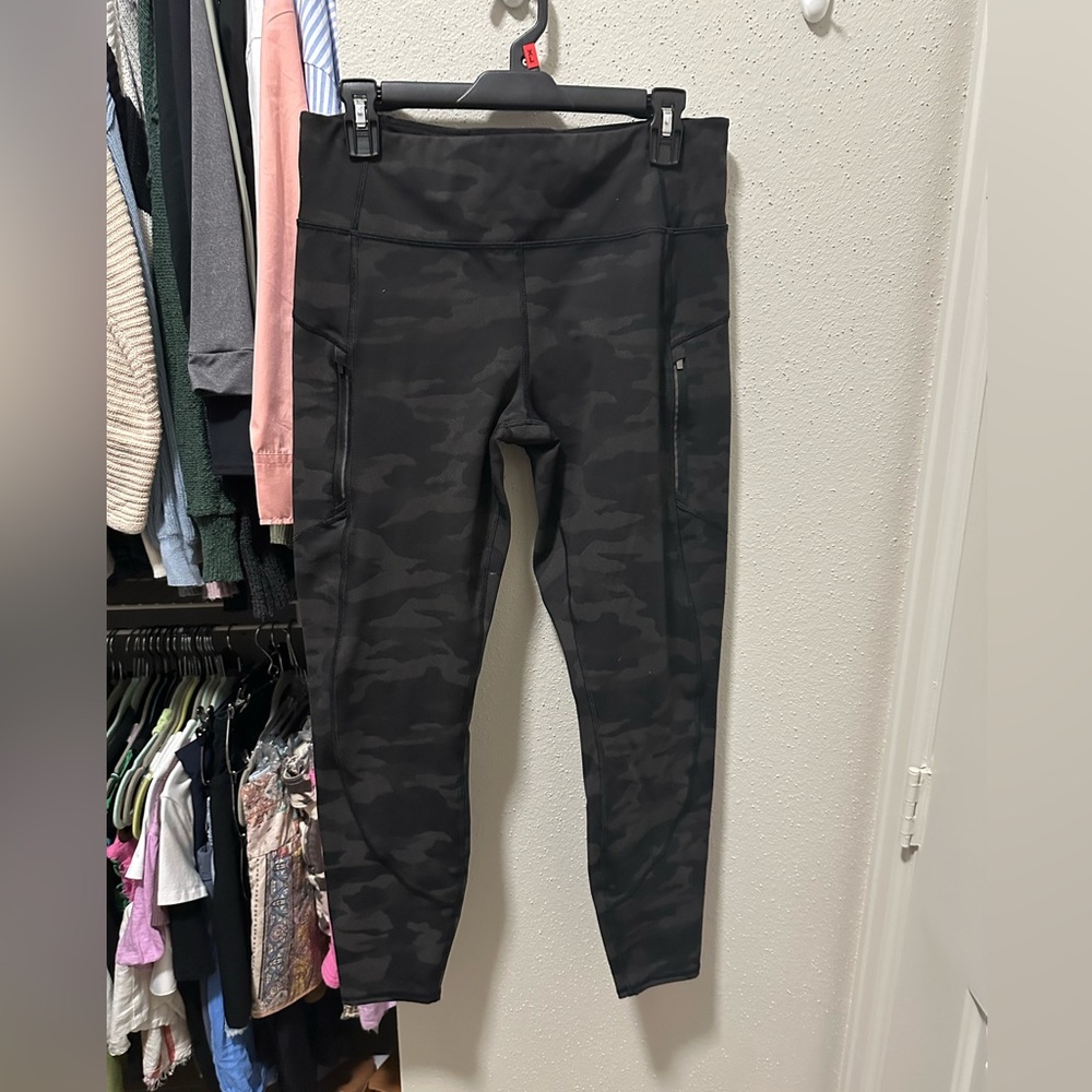 Athleta Black Performance Leggings High Waist